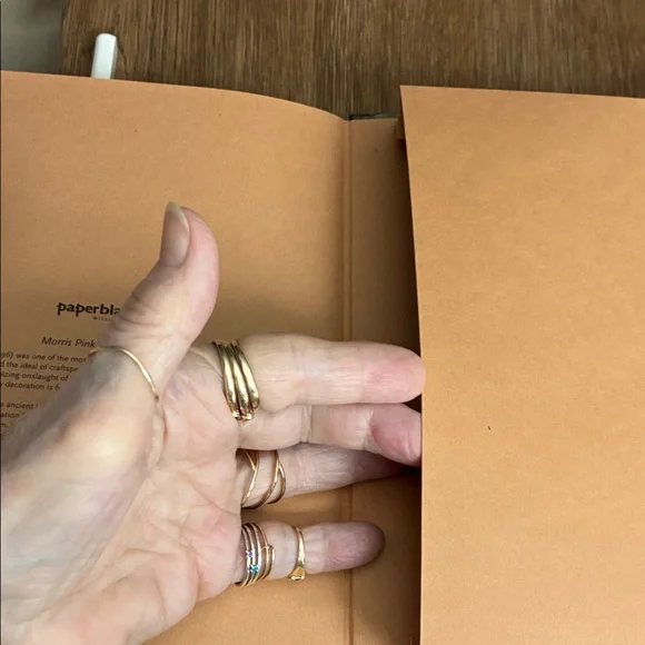 Morris Pink Honeysuckle Hardcover Journal - Picture 4 of 5